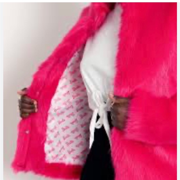 Blackmilk LIMITED Barbie Fuschia Faux Fur NWT